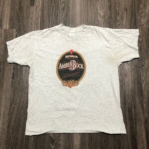 Michelob Amber Bock Vintage Graphic T-Shirt - Large